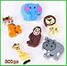 144 Zoo Animal Mini Erasers Image #1 144 Zoo Animal Mini Erasers Image #1