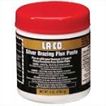 LA-CO 22305 High Heat Resistance Silver Brazing Flux Paste, 1000 to 1700 Degree F Temperature, 6 oz