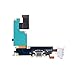 OmniRepairs Charging USB Dock Port Flex Cable Replacement with Microphone and Headphone Audio Jack Compatible for iPhone 6 Plus Model A1522, A1524, A1593 (Space Gray)