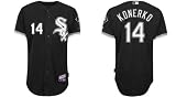 Chicago White Sox #14 Paul Konerko Black 2011 MLB Authentic Jerseys Cool Base Jersey 48-56 Drop Shipping