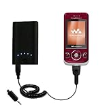 41jR9yfNtvL. SL160  High Capacity Rechargeable External Battery Pocket Charger for the Sony Ericsson w760c   uses Gomadic TipExchange Technology