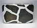 New White Giraffe Flat Opera Wallet w/Checkbook Holder Clutch Purse