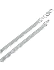 4.5MM Thick - Herringbone Chain Necklace/Bracelet - Genuine .925 Solid Sterling Silver