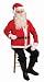 Santa Claus Suit Jacket Adult Costume Size Standard