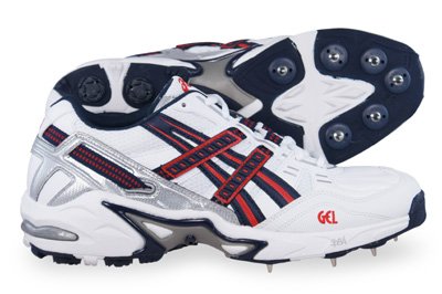 New Asics Gel 150 Not Out Mens Cricket Shoes / Spikes – White – SIZE UK 13