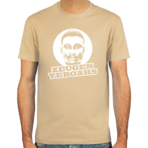 T-Shirt Anthony “Tony” Yeboah ::: Farbauswahl: skyblue, sand, deepred, schwarz, oliv oder navy ::: Größen: S-XL ::: Fußball-Kult