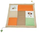 roba 1406 P56 - Krabbeldecke mit aufwendiger Applikation und Spielelementen 120 x 120 cm