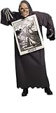 Tarot Card Death Costume, Black, Standard