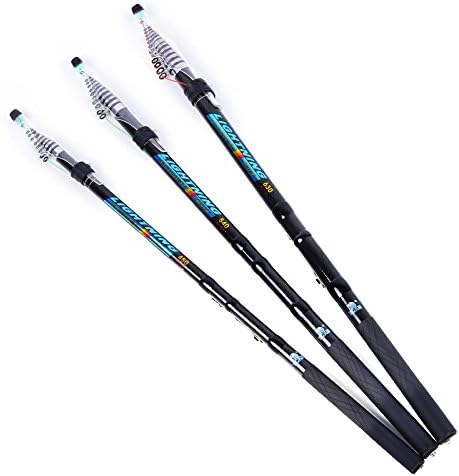 4.5m/5.4m/ 6.3m Power Hard Carbon Fiber Rock Fishing Rod Fishing Pole Rods