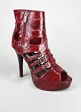 High Ankle Stitch Design Buckle Heel
