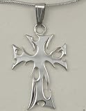 A Magnificent Sterling Silver Tribal Cross in Sterling Silver
