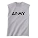 ARMY Sleeveless T-Shirt - Military Style Physical Training T-Shirt in gray