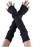 Novawo&reg; Women's Long Sleeve Fingerless Arm Warmers Gloves
