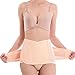 Goege Waist Trimmer Belt-Postpartum Postnatal Recoery Support Girdle Belt Post Pregnancy After Birth Special Belly,Tummy Fat Burning Lost Weight Waist Trimmer Slimming Belt,Size:XL,Beige