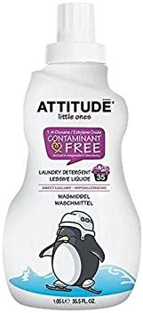(10 PACK) - Attitude Little Ones 35 Wash Lullaby Laundry Liquid | 1.05.Ltr | 10 PACK - SUPER SAVER - SAVE MONEY
