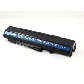 Sunvalleytek 9-cell, 6600mAh Laptop Battery for Acer Aspire One Series Compatible Part Numbers: UM08A31, UM08A51, UM08A71, UM08A72, UM08A73, UM08A74, UM08B31, UM08B51, UM08B71, UM08B72, UM08B73, UM08B74(Black)