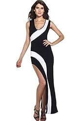 Stretchy General Print Summer Cocktail Club Dress/Evening Dress/Maxi Dress 