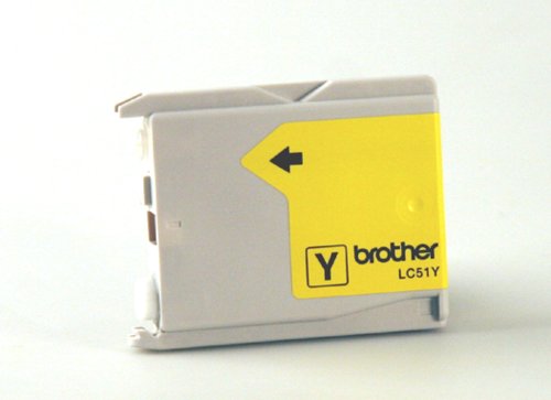 Brother LC51Y Yellow Ink Cartridge