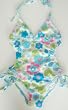 Girls 7-16 Monokini Swimsuit - White Multi Floral