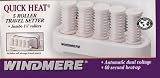 Windmere Hairsetter - Quick Heat Five 1 1/4 Roller 60 Second Travel Hair Setter Model QH-5P/962 , includes Dual Voltage and storage pouch