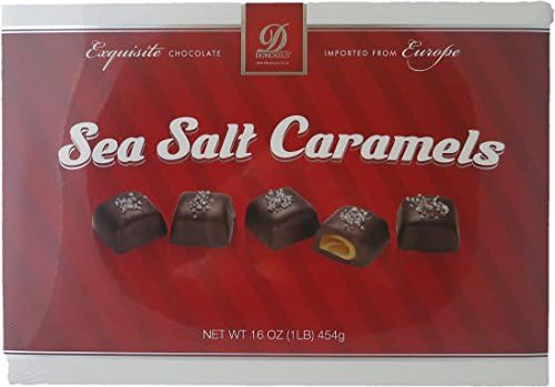 Donckels Exquisite European Chocolate Sea Salt Caramels - Imported from Spain
