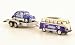 Produkt-Bild: VW 2er-Set: T1 Samba Bus + Rally K&auml;fer, No.71, Aero Service Romans, Modellauto, Fertigmodell, Schuco 1:87