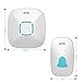 Wireless Doorbell, Anko Reaches 1000 Feet Distance Portable Operating Radio Range with 36 Chime Kit (1 Push Remote Button Transmitter+2 Receiver ,No Batteries Required for Receiver ,White)