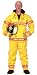 Adult YELLOW Realistic Firefighter Costume Suit/Helmet