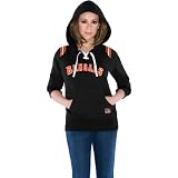 Touch by Alyssa Milano Cincinnati Bengals Women's Laced Up Hooded Sweatshirt Extra Small