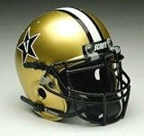 Vanderbilt Commodores Authentic Full Size Pro Line Schutt Unsigned Helmet - College Tumblers