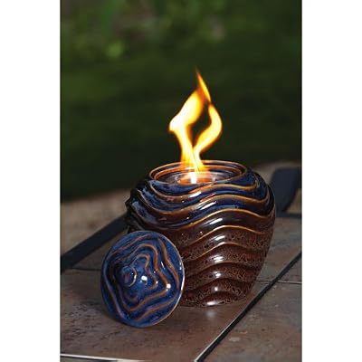 Blue Ceramic Fireside Firepot