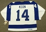 DAVE KEON Toronto Maple Leafs 1972 CCM Vintage Throwback Home NHL Hockey Jersey, LARGE