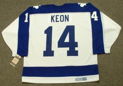 DAVE KEON Toronto Maple Leafs 1972 CCM Vintage Throwback Home NHL Hockey Jersey, LARGE