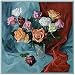 A Dozen Roses by Yelena Lamm-Gallery Wrapped 35x35 Canvas