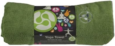 Kulae Hot Yoga Towel in Bamboo, Lime Green