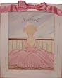 Punkin Patch Girls Personalized Pink Ballerina Framed Art