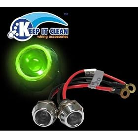 Aston Martin Vanquish 12v GREEN LED BILLET INDICATOR LIGHT