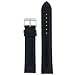 Extra Long Watch Band Leather Black Padded 24 millimeters Tech Swiss