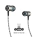 Headset,Magnet Attraction Sport In-Ear Earbuds Heaphones Earphones with Mic & Stereo Bass & Volume Control (Blue)