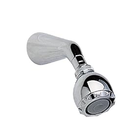 American Standard 8888.046.002 Vario Adjustable Brass Showerhead with Arm and Flange, Polished Chrome