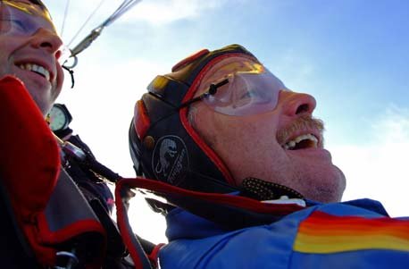 Fallschirm Tandemsprung aus dem Ballon