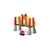 GeoTrax Rail and Road System - Sky High Suspension Bridge