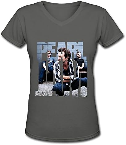 Rock Band Pearl Jam Tour 2016 Poster DeepHeather V Neck T Shirt For Women