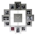 PT Family Time Photoframe Clock, Silver