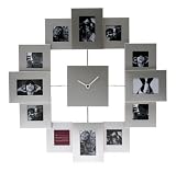 PT HOME HK778 Bilderrahmenuhr Family time Alu