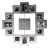PT Family Time Photoframe Clock, Silver