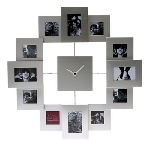 Buy Present Time Family Time Photoframe Clock, Silver online at Discounted New and Used prices. Delivered to your door with Off-The-Bookshelf.