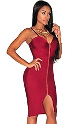 Checkered Print Nylon/Rayon/Spandex Bandage Dress/Bodycon Dress 