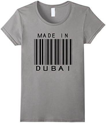 Women's Funny Code Made In Dubai Shirt Medium Slate