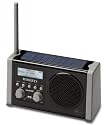 Roberts SOLARDAB-BK Solar Powered DAB Radio with Rechargeable Battery Pack - Black